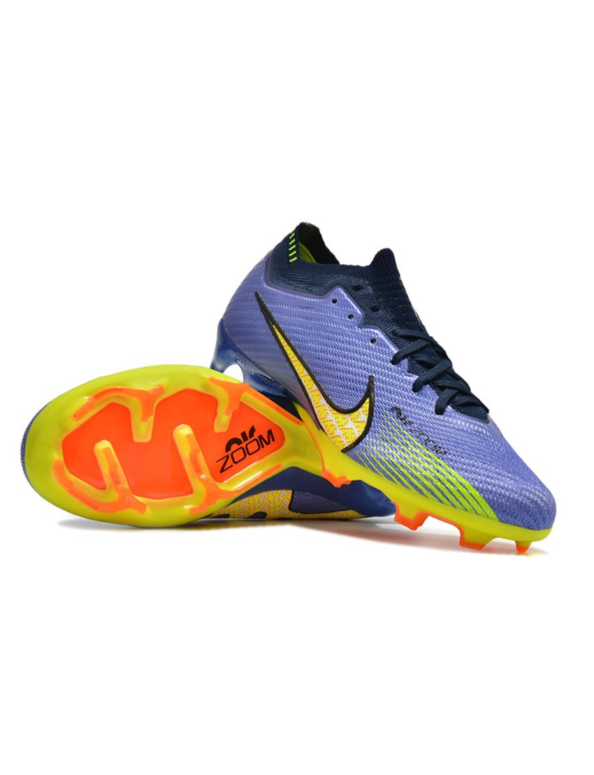 Nike Air Zoom Mercurial Vapor 15 Elite FG - Blue/Black/Yellow/Orange