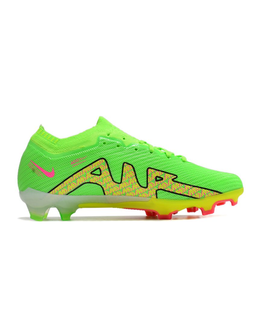 Nike Air Zoom Mercurial Vapor 15 Elite FG - Green/Yellow/Black/Pink