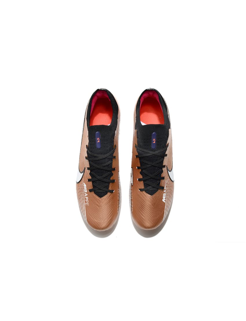 Nike Air Zoom Mercurial Vapor 15 Elite FG - Metallic Gold/White/Blue