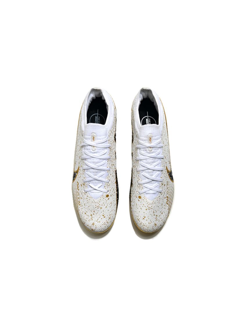 Nike Air Zoom Mercurial Vapor 15 Elite FG - White/Metallic Gold