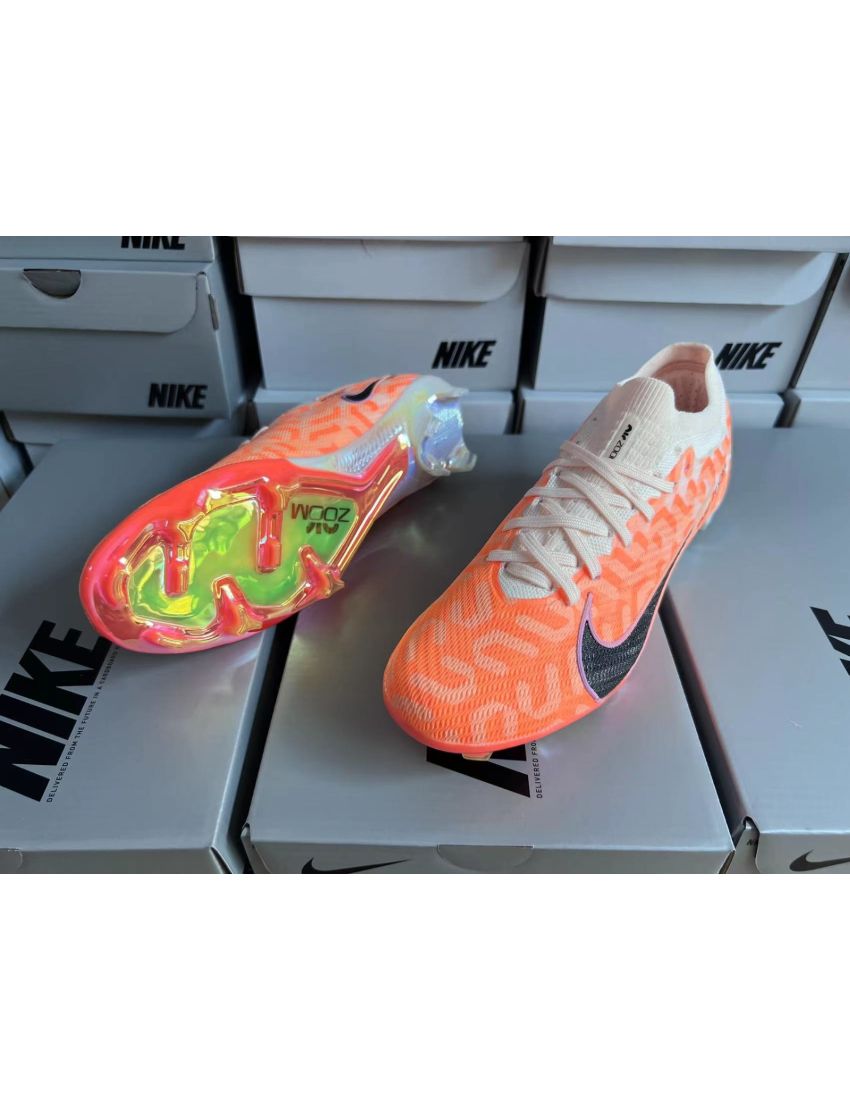 Nike Air Zoom Mercurial Vapor 15 Elite FG - Fossil/Black/Total Orange