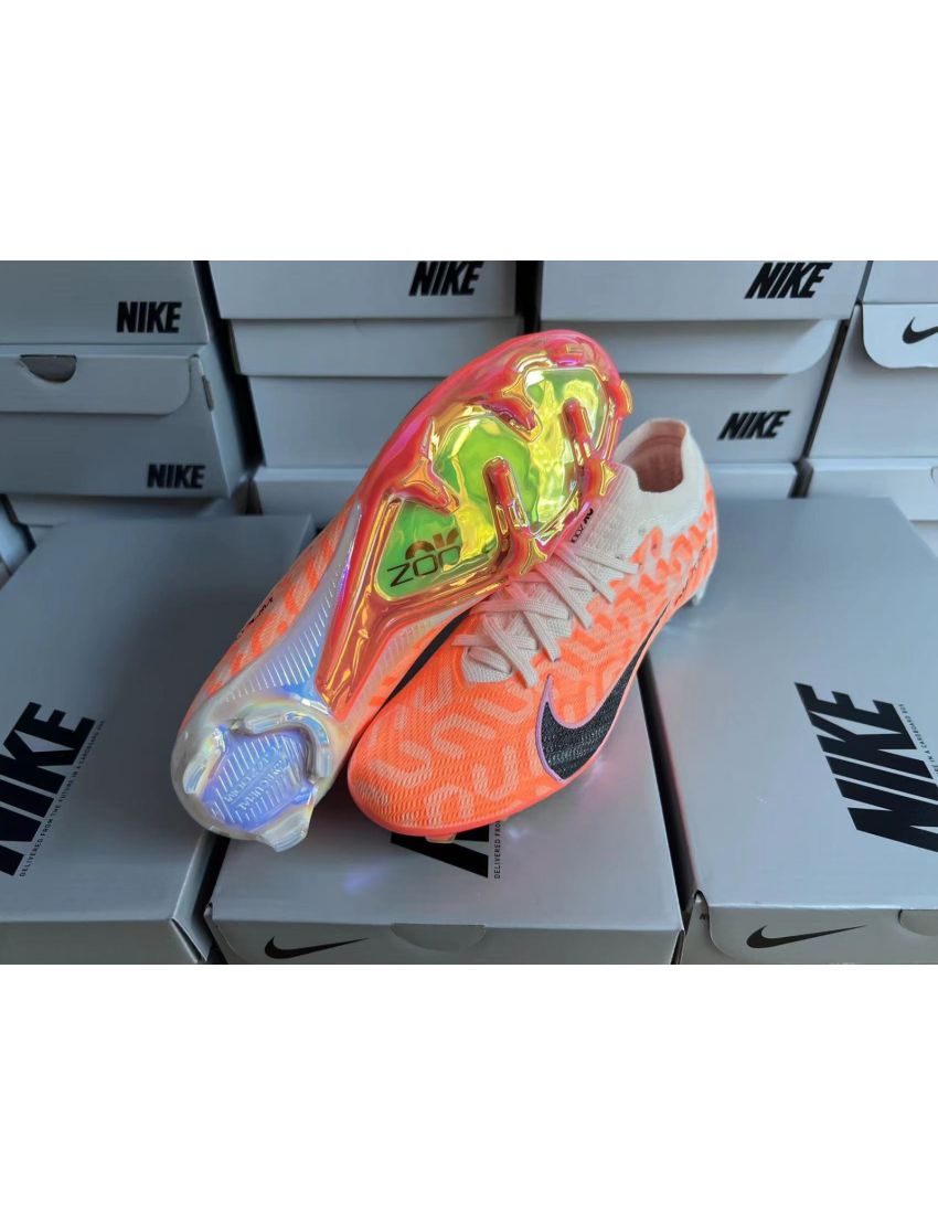Nike Air Zoom Mercurial Vapor 15 Elite FG - Fossil/Black/Total Orange