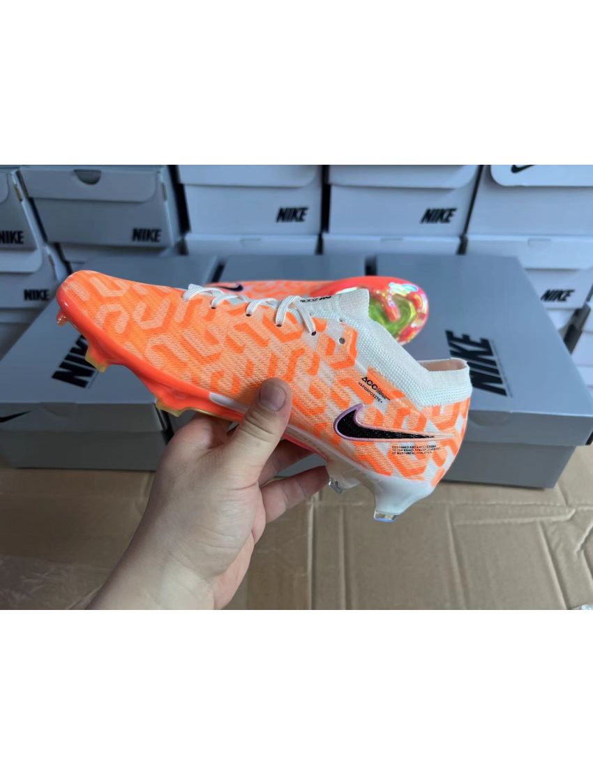Nike Air Zoom Mercurial Vapor 15 Elite FG - Fossil/Black/Total Orange
