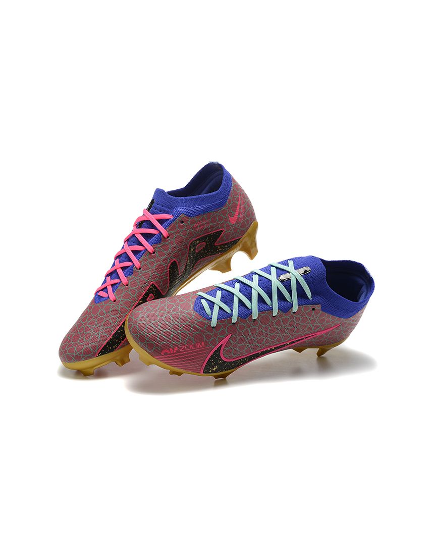 Nike Air Zoom Mercurial Vapor 15 Elite FG Blue Pink Black Multicolor
