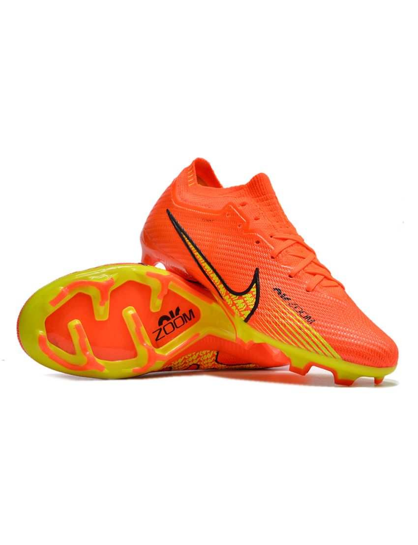 Nike Air Zoom Mercurial Vapor 15 Elite FG Red Black Yellow