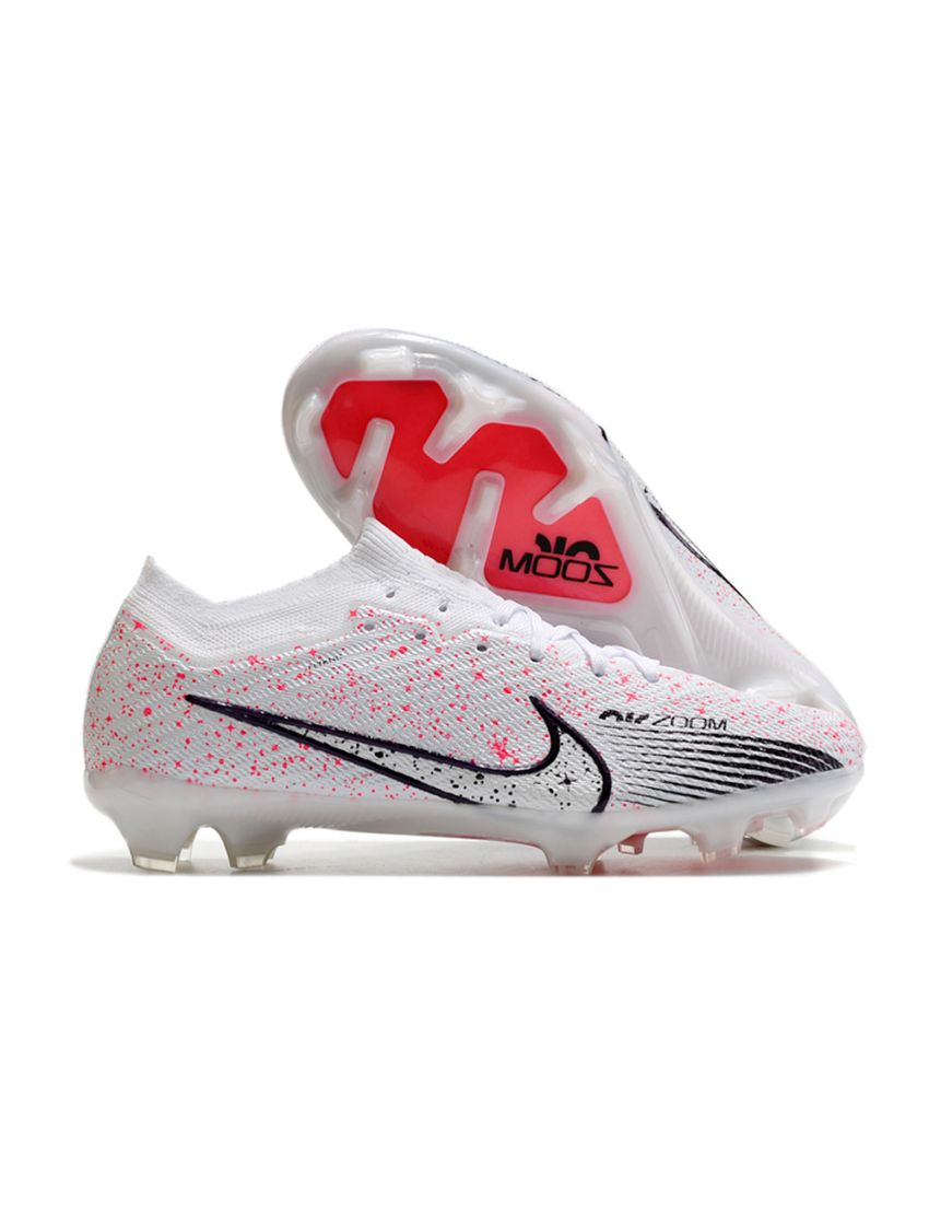 Nike Air Zoom Mercurial Vapor 15 Elite FG White Black Pink