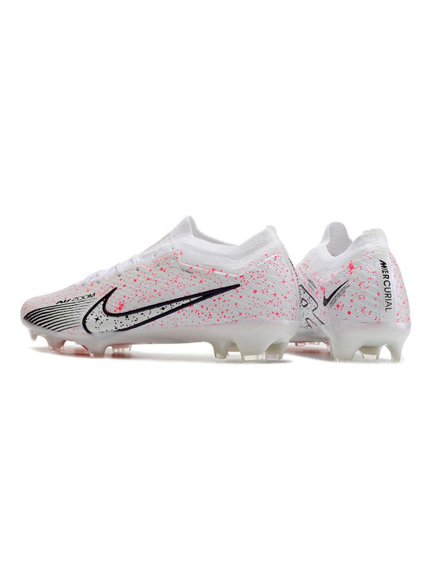 Nike Air Zoom Mercurial Vapor 15 Elite FG White Black Pink