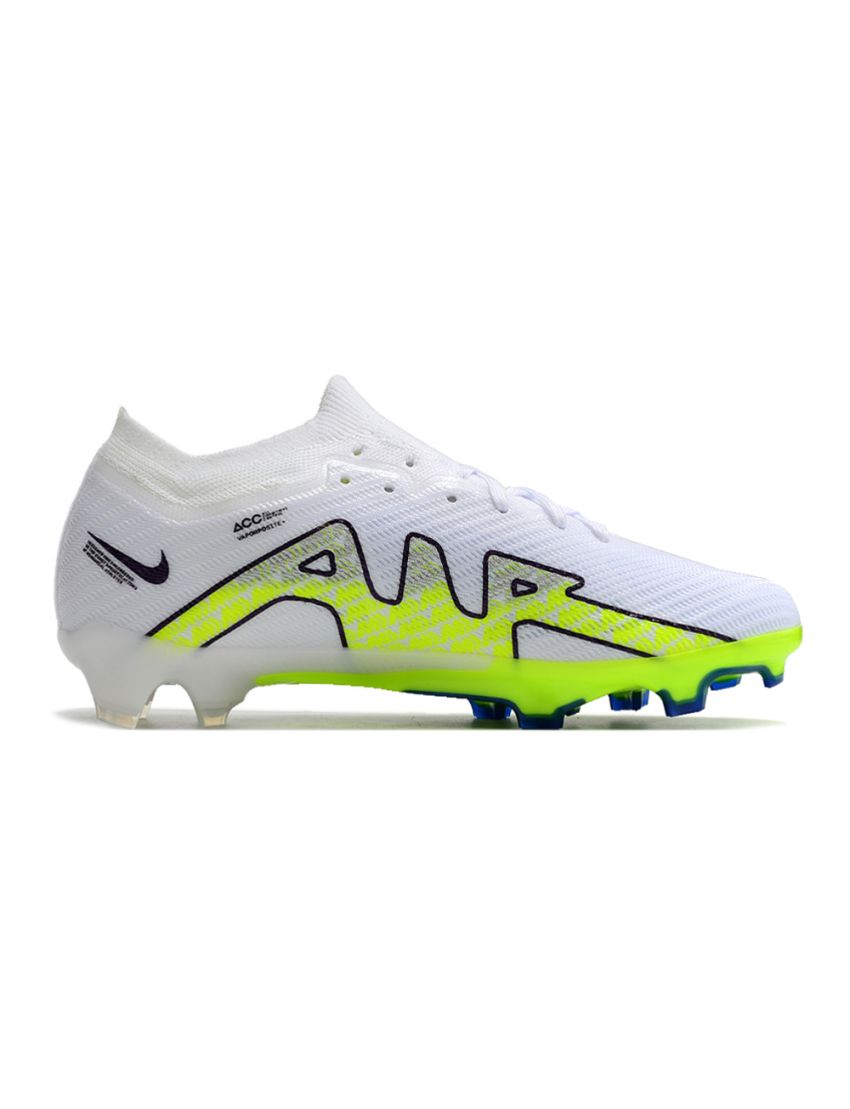 Nike Air Zoom Mercurial Vapor 15 Elite FG White Volt Blue