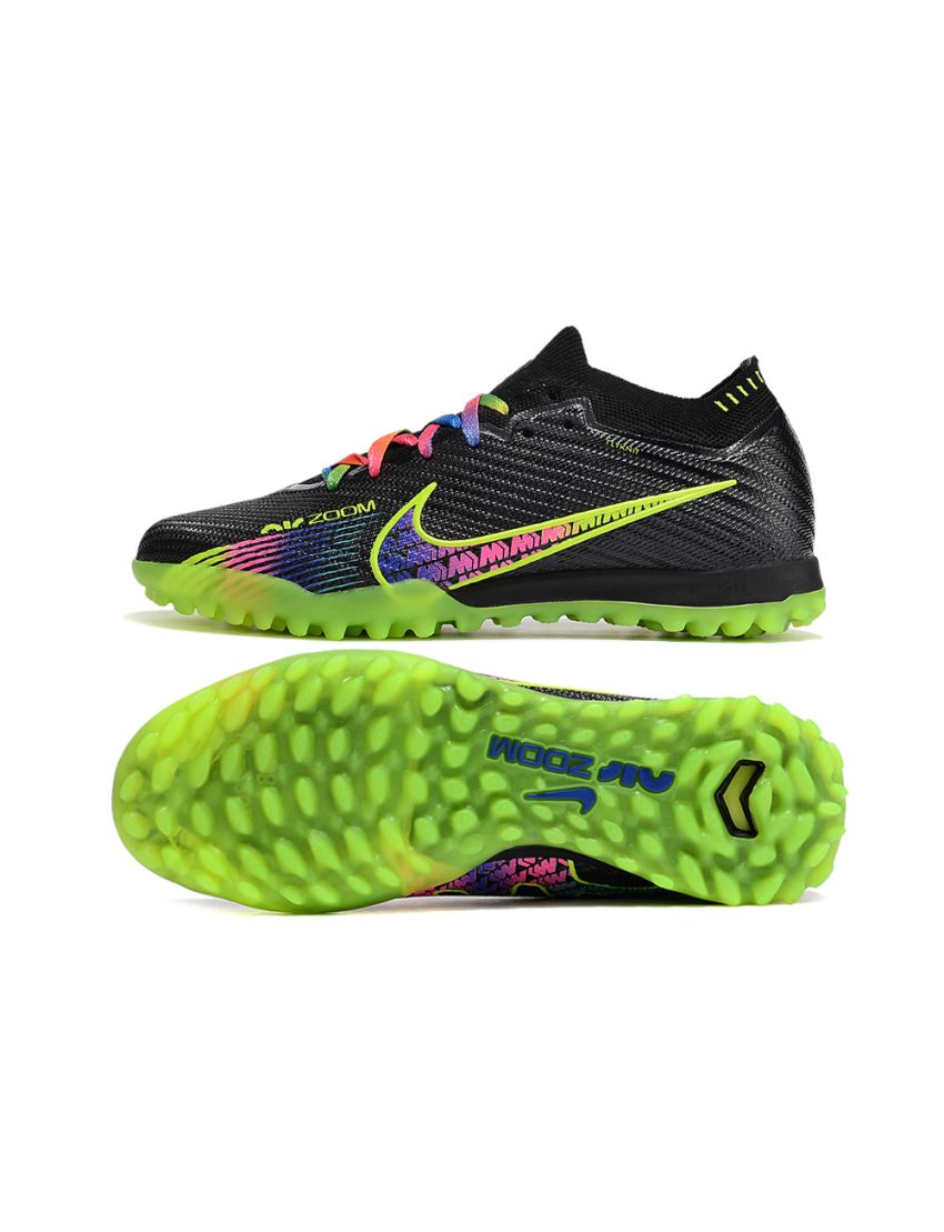 Nike Air Zoom Mercurial Vapor 15 Elite TF Black Green Multicolor