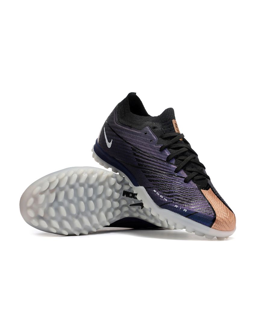 Nike Air Zoom Mercurial Vapor 15 Elite TF Retro Black Copper Metallic White