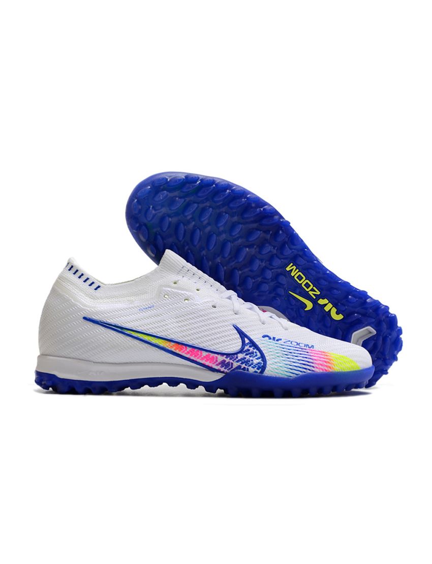 Nike Air Zoom Mercurial Vapor 15 Elite TF White Blue Multicolor