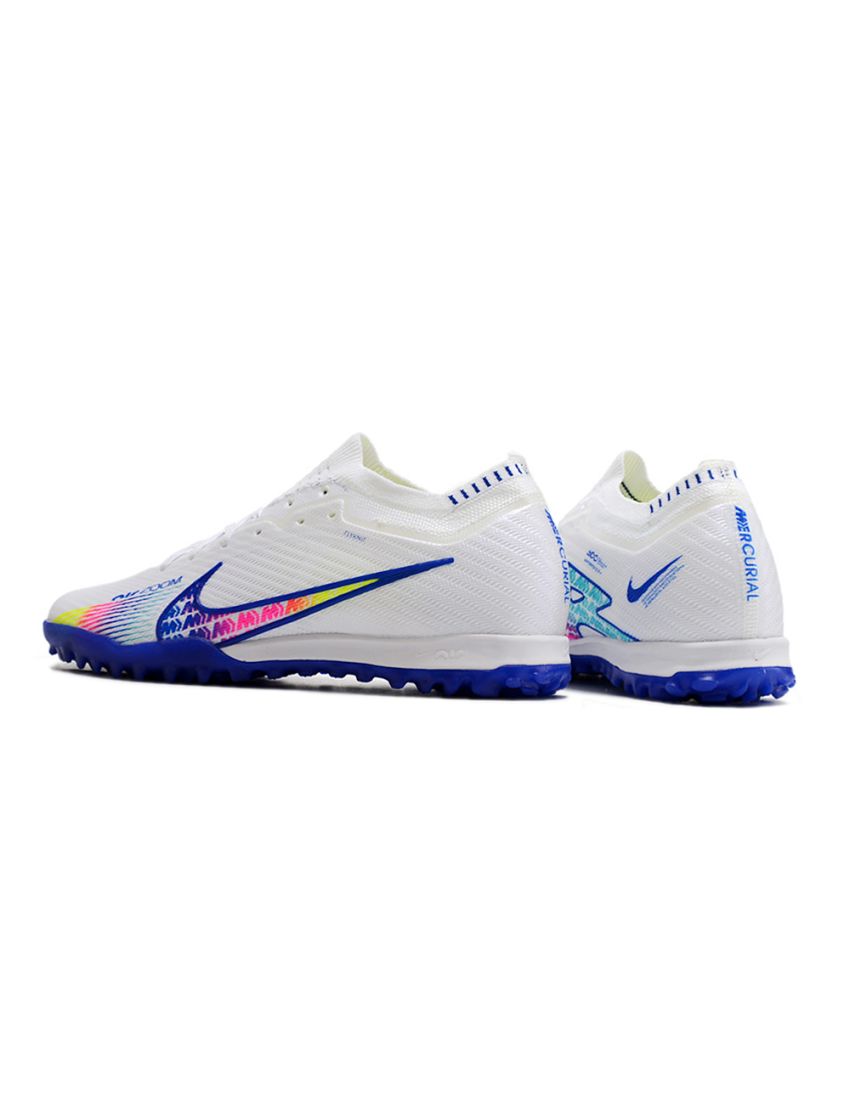 Nike Air Zoom Mercurial Vapor 15 Elite TF White Blue Multicolor