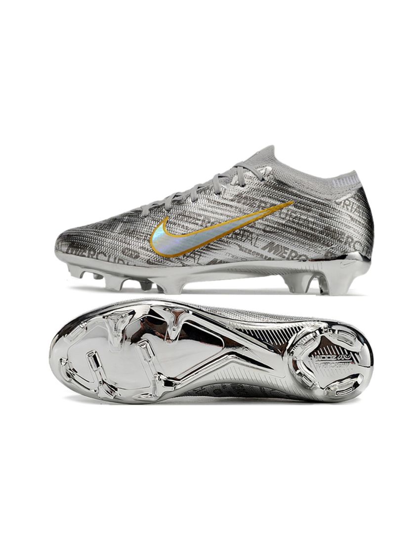 Nike Air Zoom Mercurial Vapor 15 Elite XXV SE FG - Metallic Silver/Wolf Grey/Pure Platinum/Black