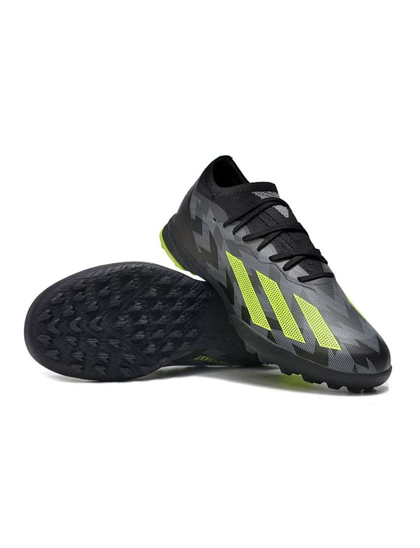 adidas X Crazyfast .1 Laceless TF Crazycharged - Core Black/Solar Yellow/Grey Five
