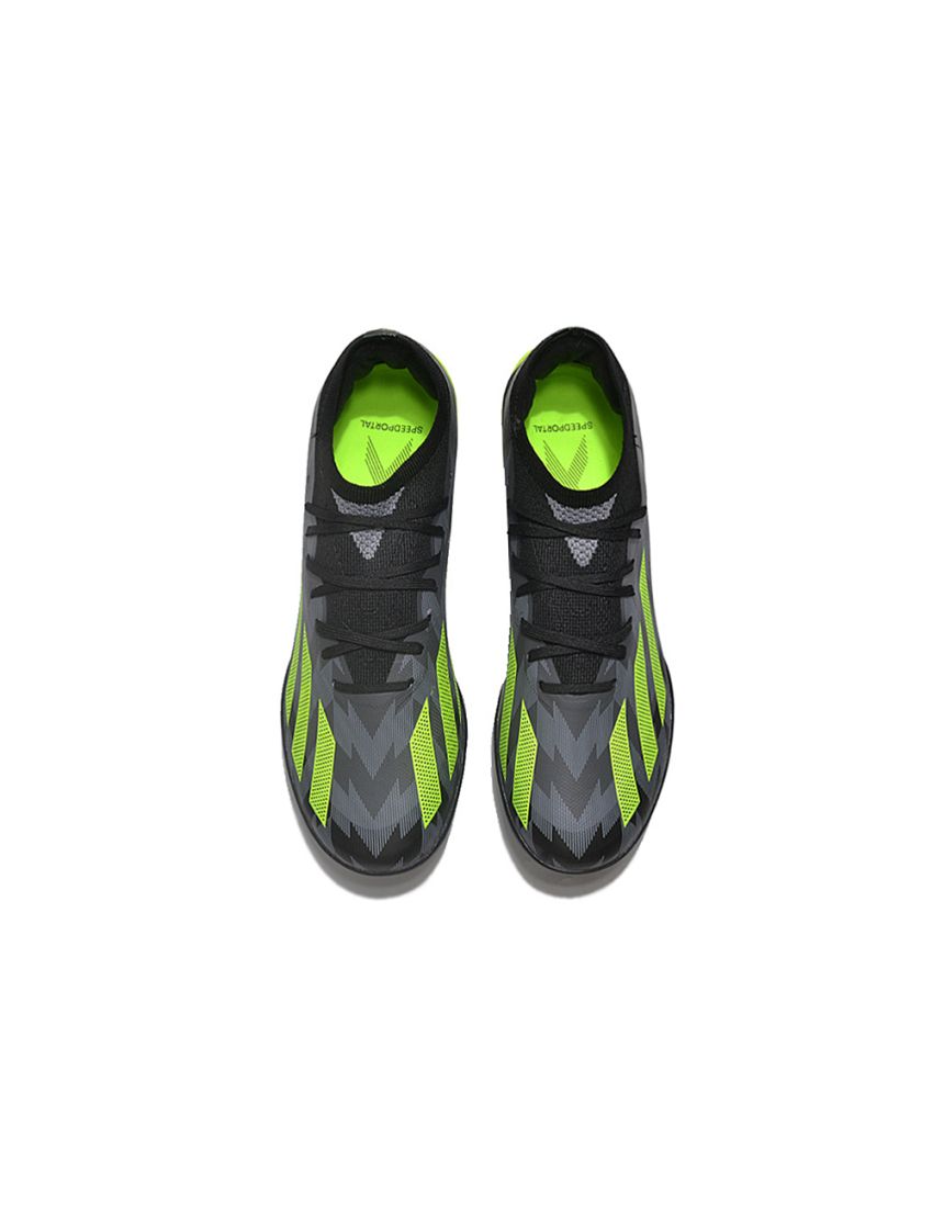 adidas X Crazyfast .1 Laceless TF Crazycharged - Core Black/Solar Yellow/Grey Five