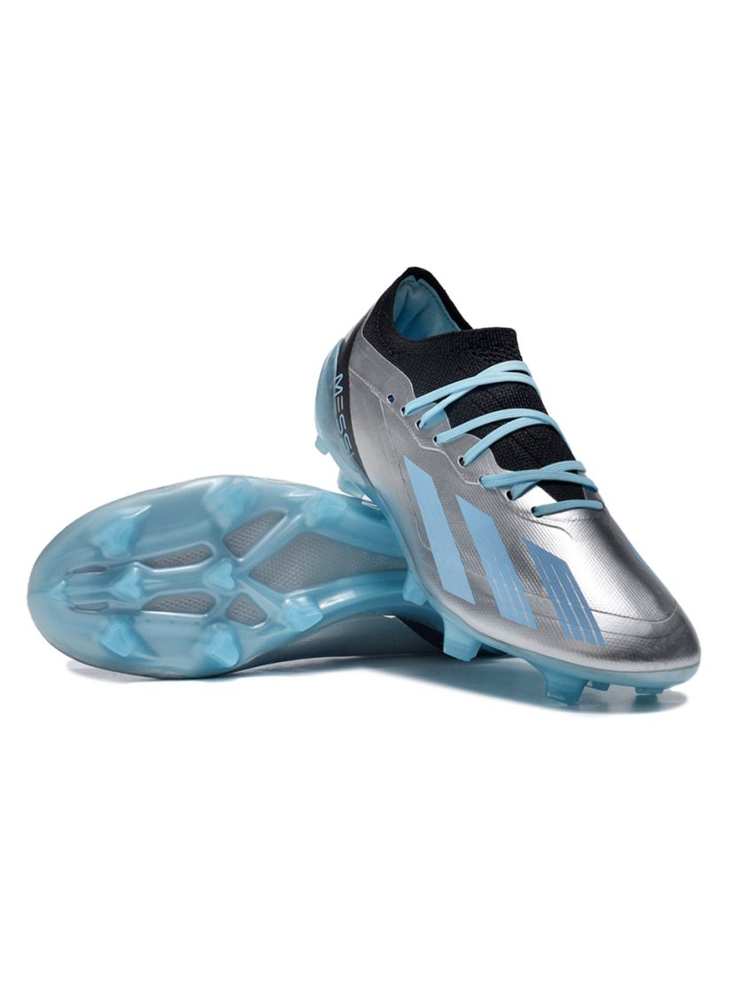 adidas X Crazyfast Messi .1 FG Infinito - Silver Metallic/Bliss Blue/Core Black