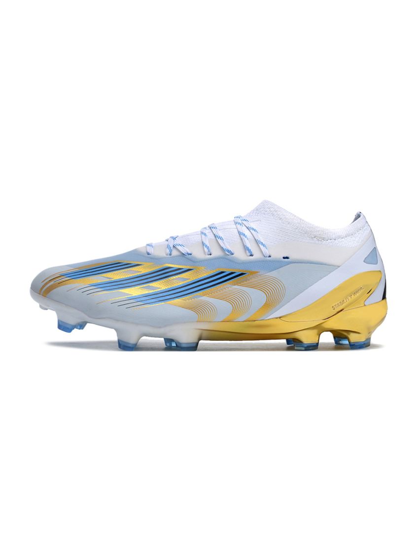 adidas X Crazyfast Messi .1 FG Las Estrellas Pack - White/Pulse Blue/Gold Metallic