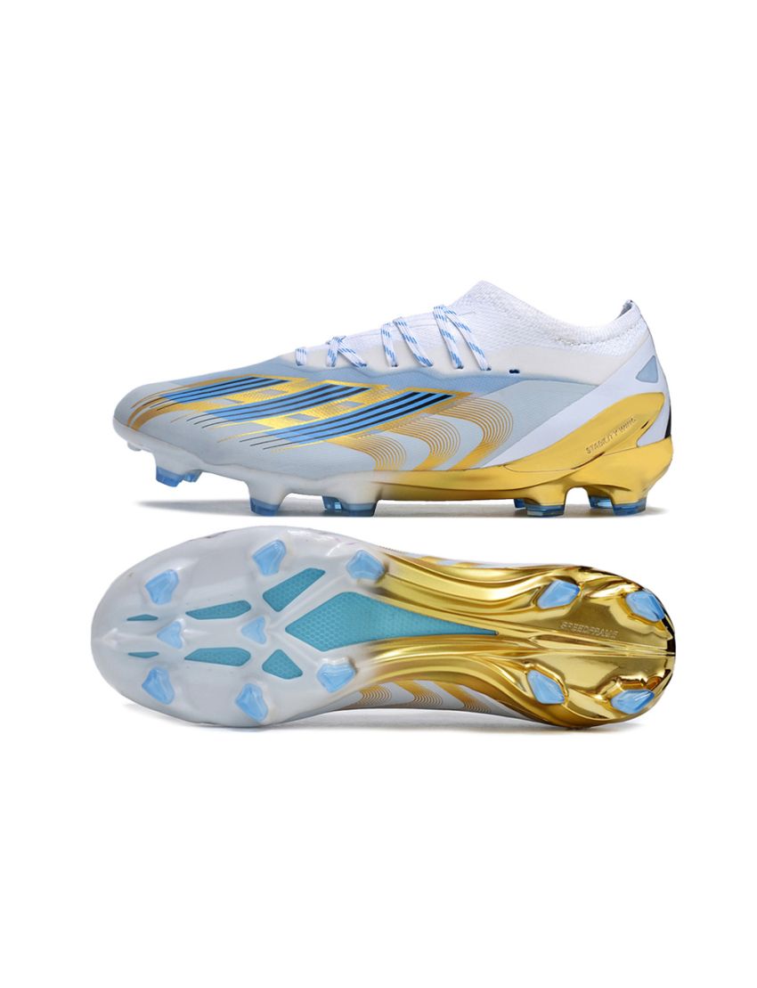 adidas X Crazyfast Messi .1 FG Las Estrellas Pack - White/Pulse Blue/Gold Metallic