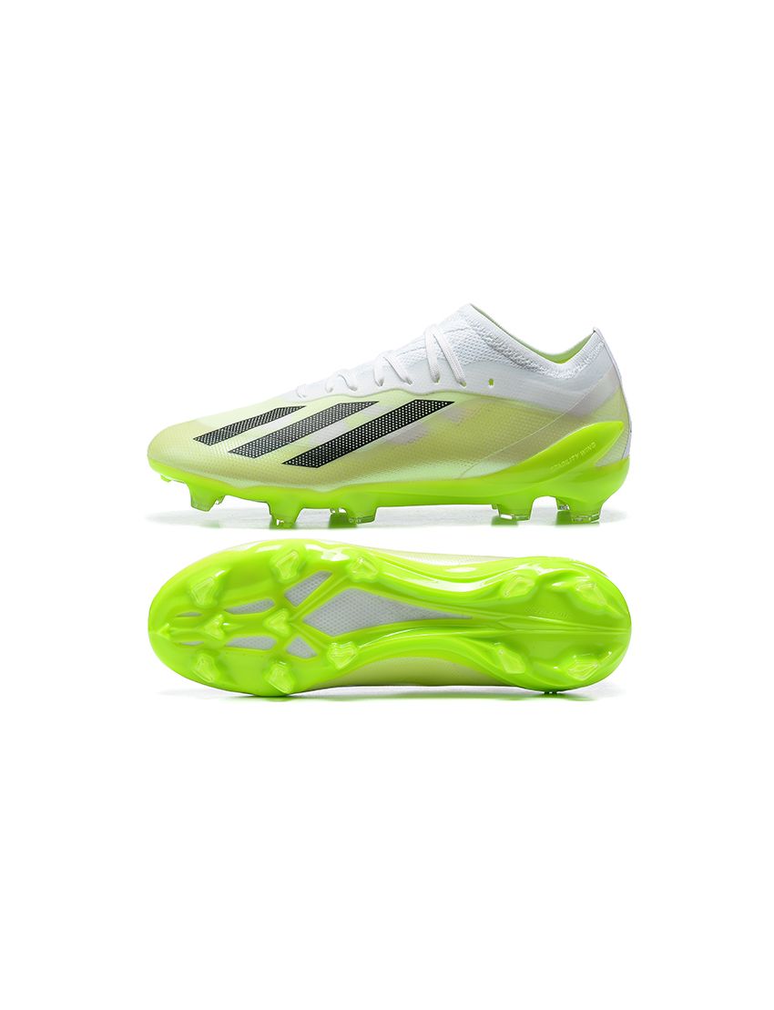 adidas X Crazyfast .1 FG Crazyrush - Footwear White/Core Black/Lucid Lemon