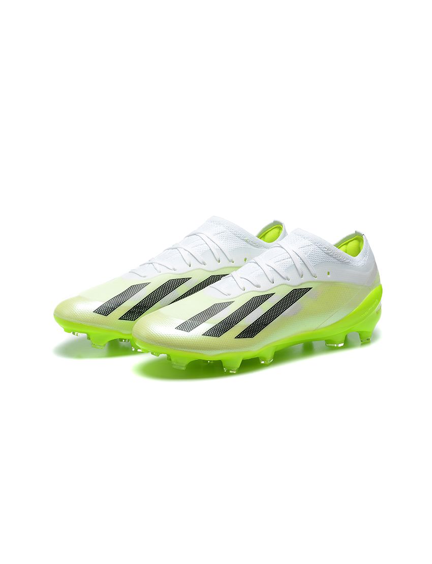 adidas X Crazyfast .1 FG Crazyrush - Footwear White/Core Black/Lucid Lemon