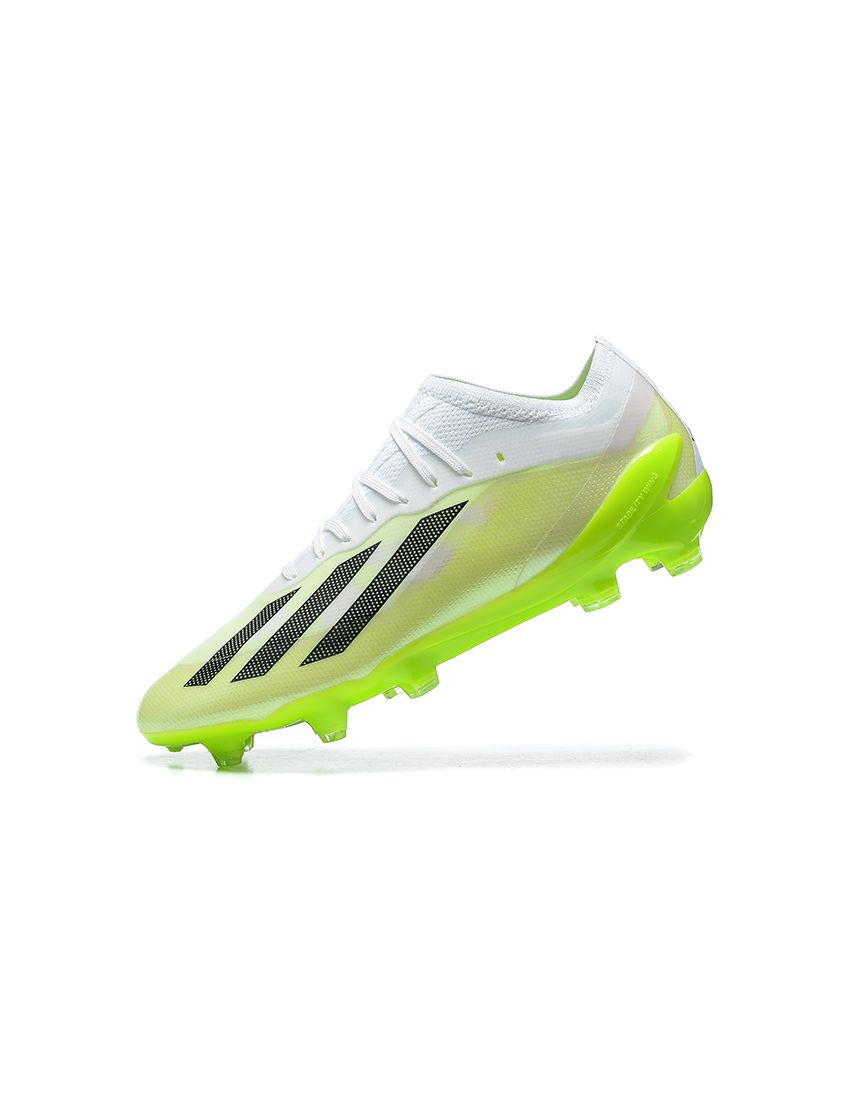 adidas X Crazyfast .1 FG Crazyrush - Footwear White/Core Black/Lucid Lemon