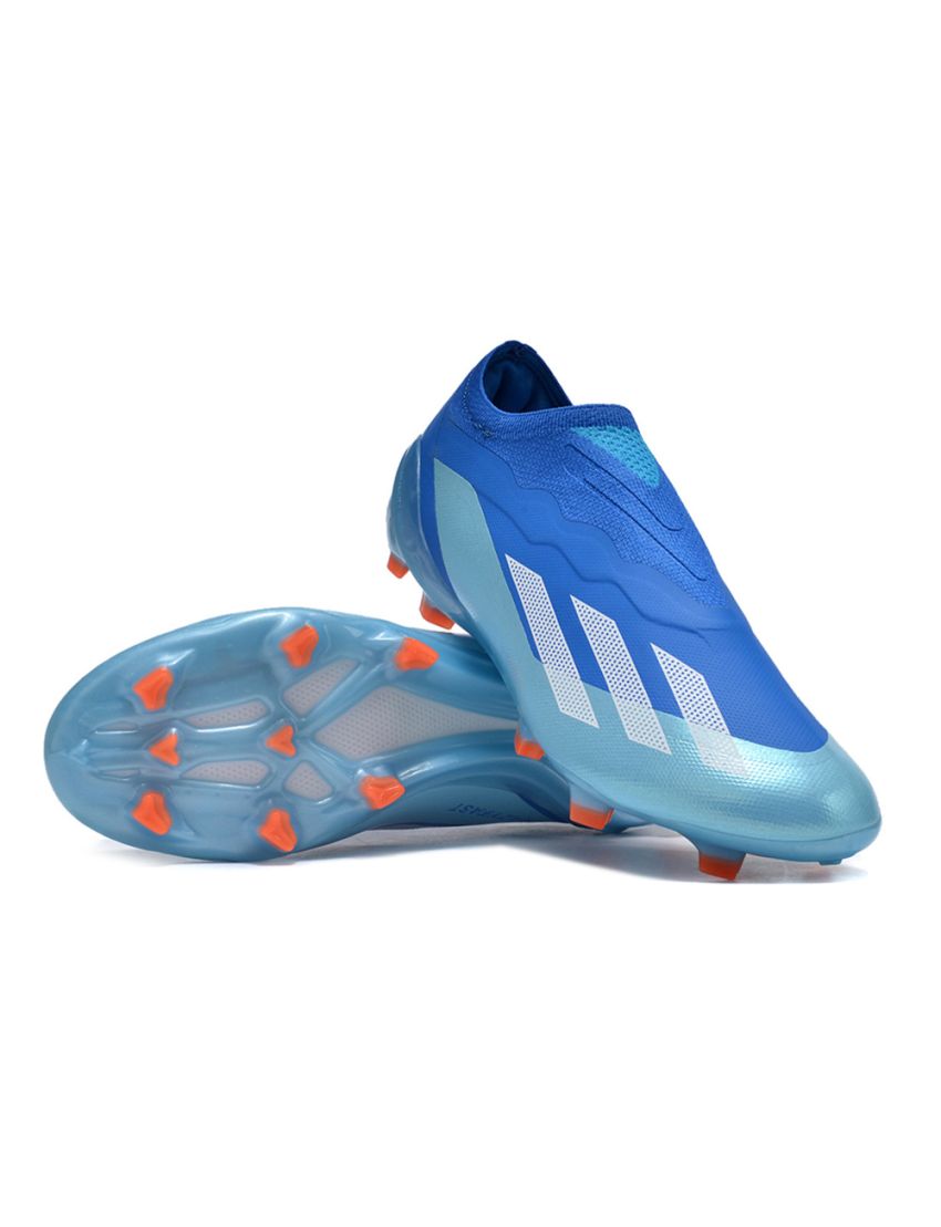 adidas X CrazyFast.1 Laceless FG - Bright Royal/White/Solar Red