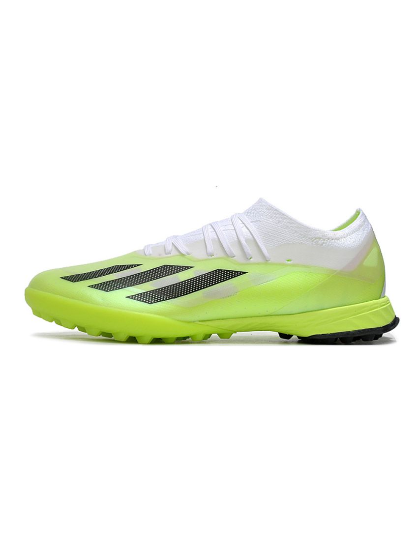 adidas X CrazyFast.1 TF - Cloud White/Core Black/Lucid Lemon