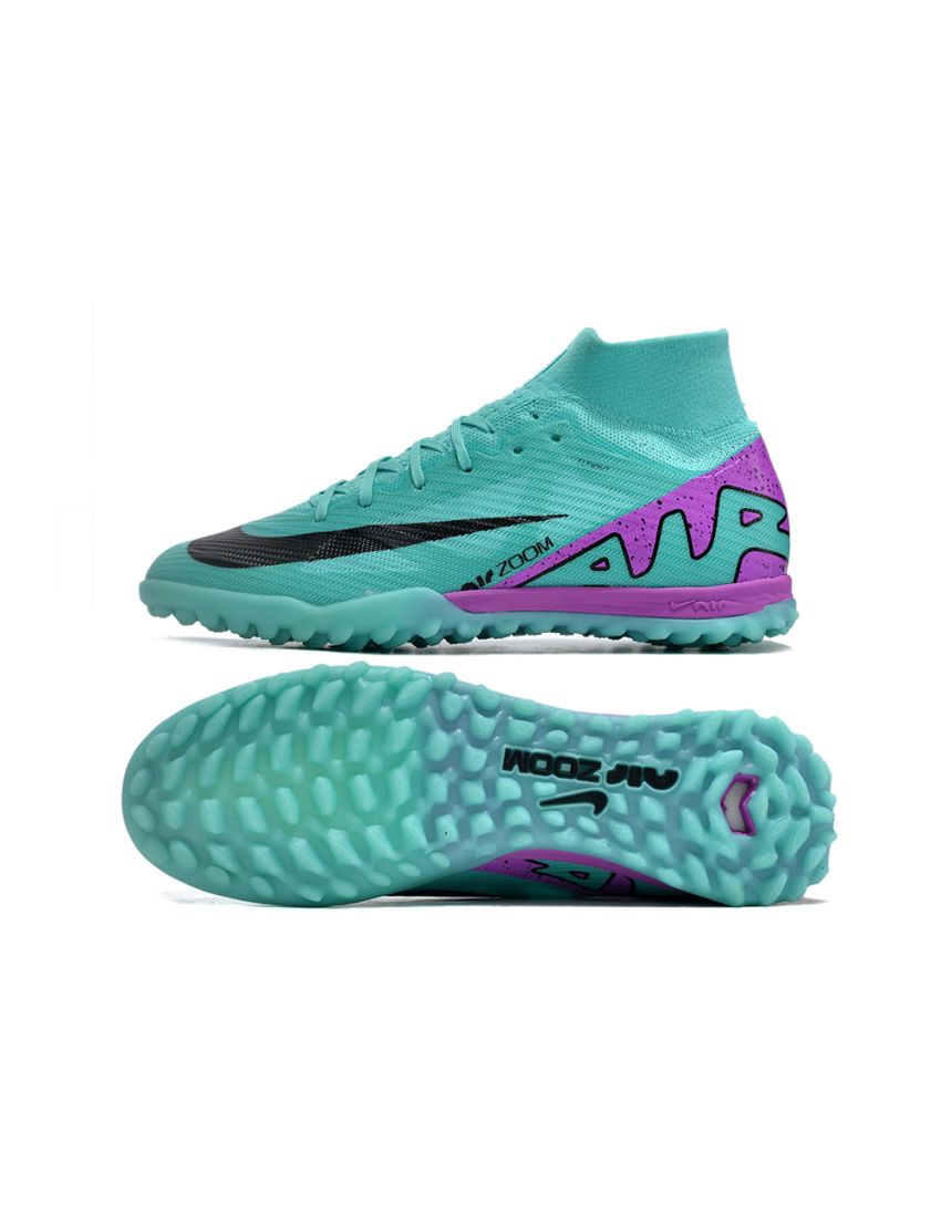 Nike Air Zoom Mercurial Superfly 9 Elite TF Peak Ready - Hyper Turquoise Fuchsia Dream Black White