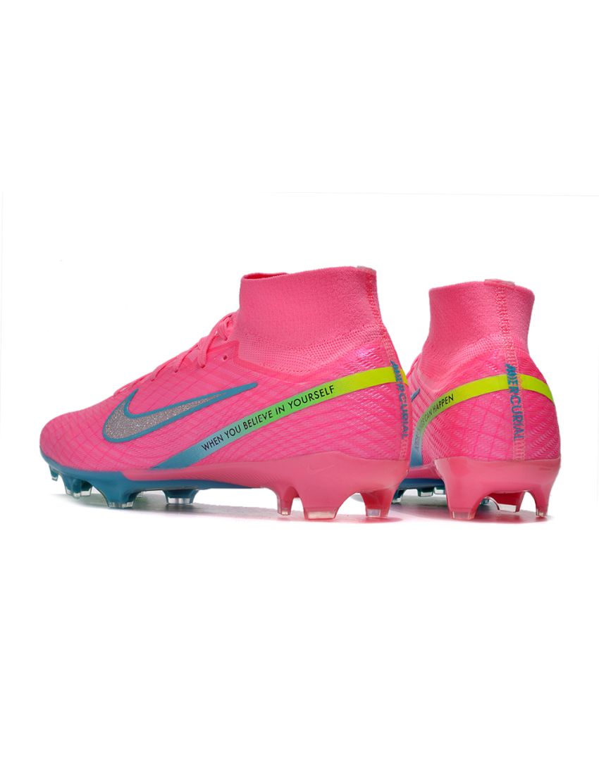 Nike Air Zoom Mercurial Superfly IX Elite FG Pink Blue