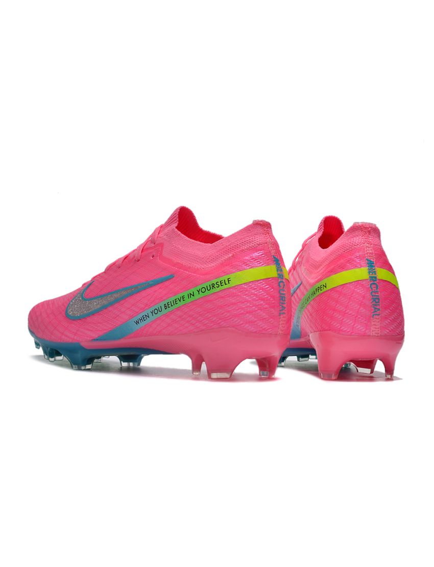 Nike Air Zoom Mercurial Vapor 15 Elite FG Pink Blue
