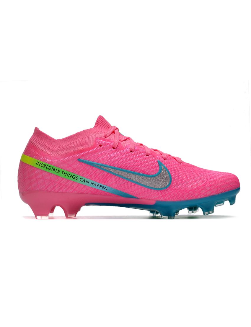 Nike Air Zoom Mercurial Vapor 15 Elite FG Pink Blue