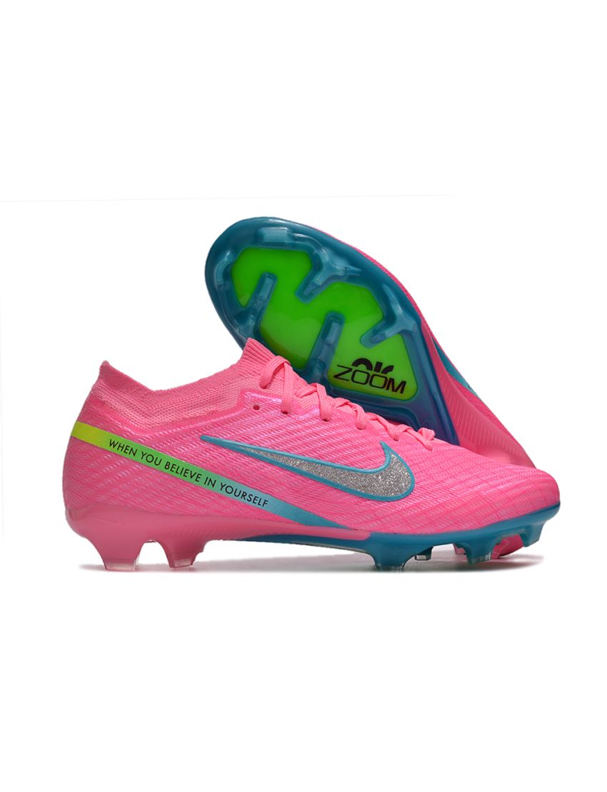 Nike Air Zoom Mercurial Vapor 15 Elite FG Pink Blue
