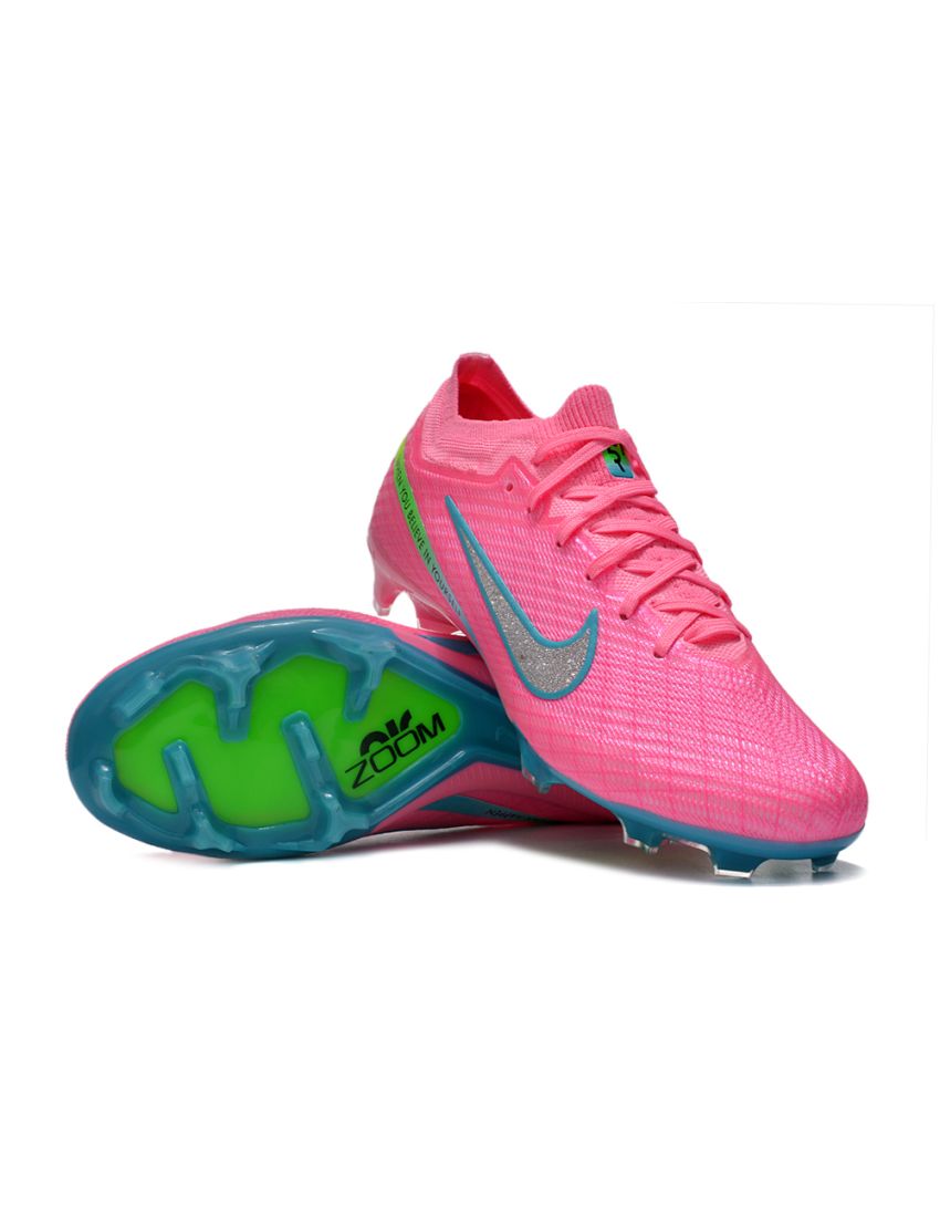 Nike Air Zoom Mercurial Vapor 15 Elite FG Pink Blue