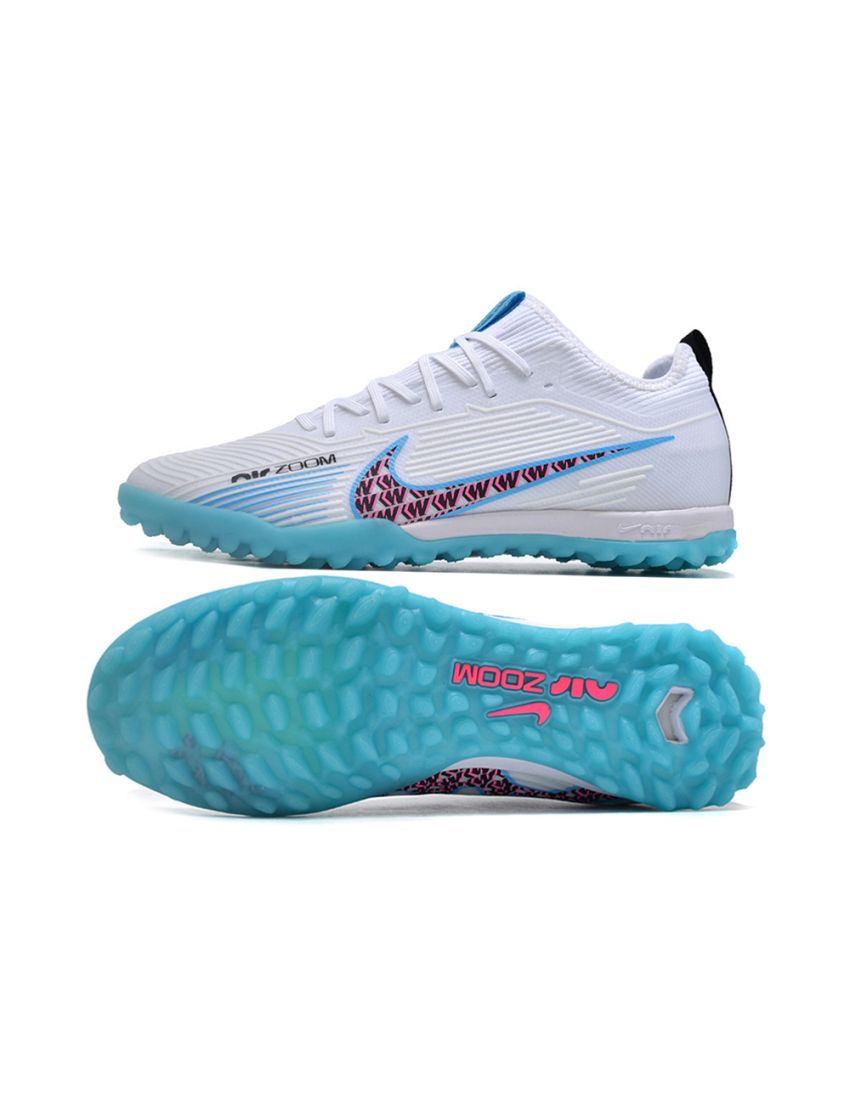 Nike Air Zoom Mercurial Vapor 15 Pro TF Blast - White Baltic Blue Pink Blast Indigo Haze
