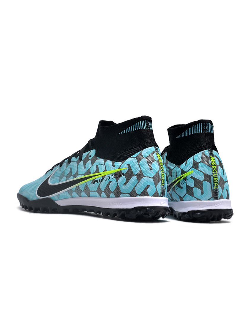 Nike Zoom Mercurial Superfly IX Elite TF Blue Black Volt