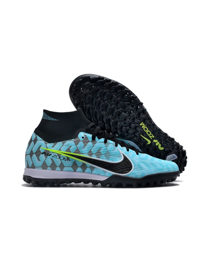 Nike Zoom Mercurial Superfly IX Elite TF Blue Black Volt