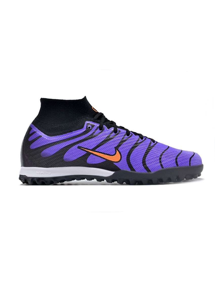 Nike Zoom Mercurial Superfly IX Elite TF Purple Orange Black