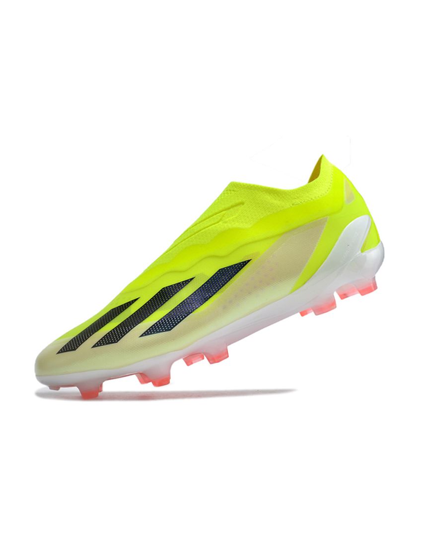 Adidas X Crazyfast .1 Laceless FG - Yellow Black Red