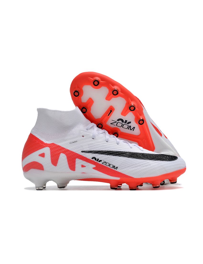 Nike Air Zoom Mercurial Superfly IX Elite AG-Pro - Bright Crimson White Black