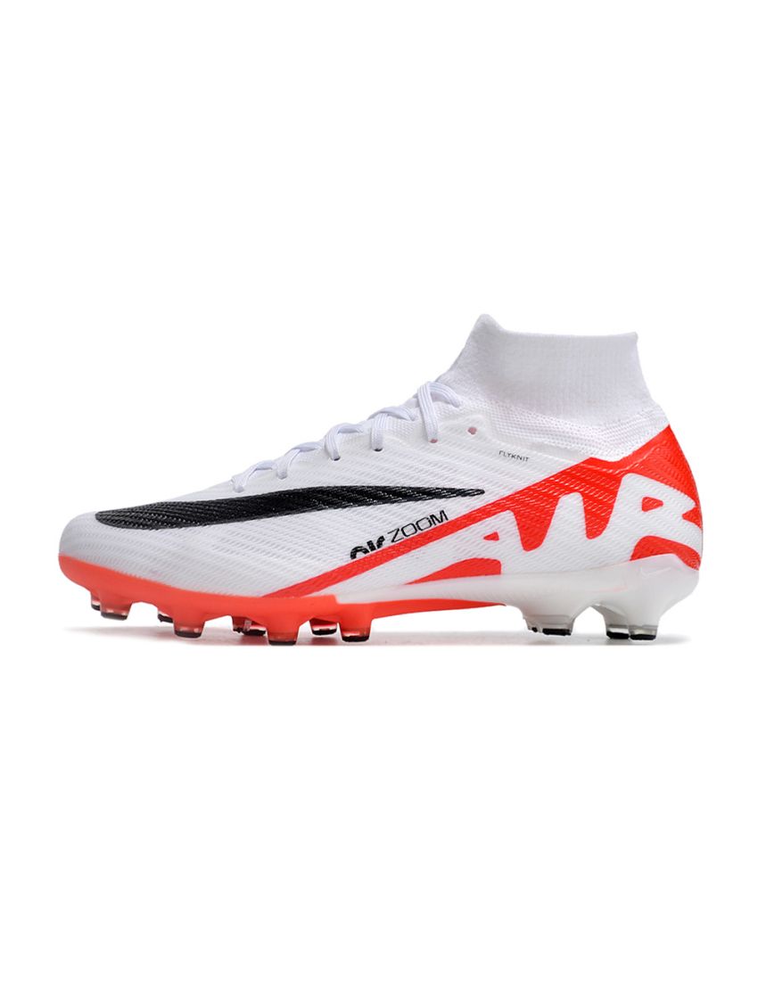 Nike Air Zoom Mercurial Superfly IX Elite AG-Pro - Bright Crimson White Black
