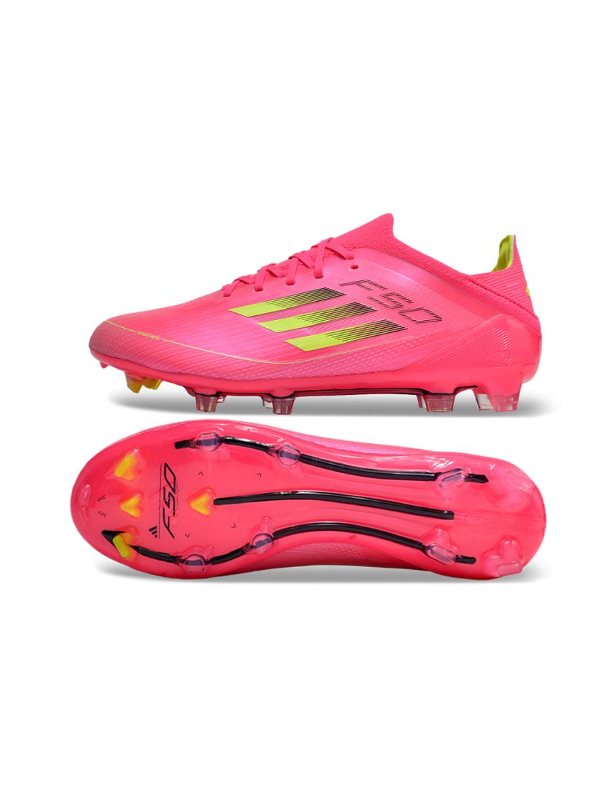 Adidas F50 2024 FG 'Vivid Horizon' - Turbo Aurora Black Platin Metallic