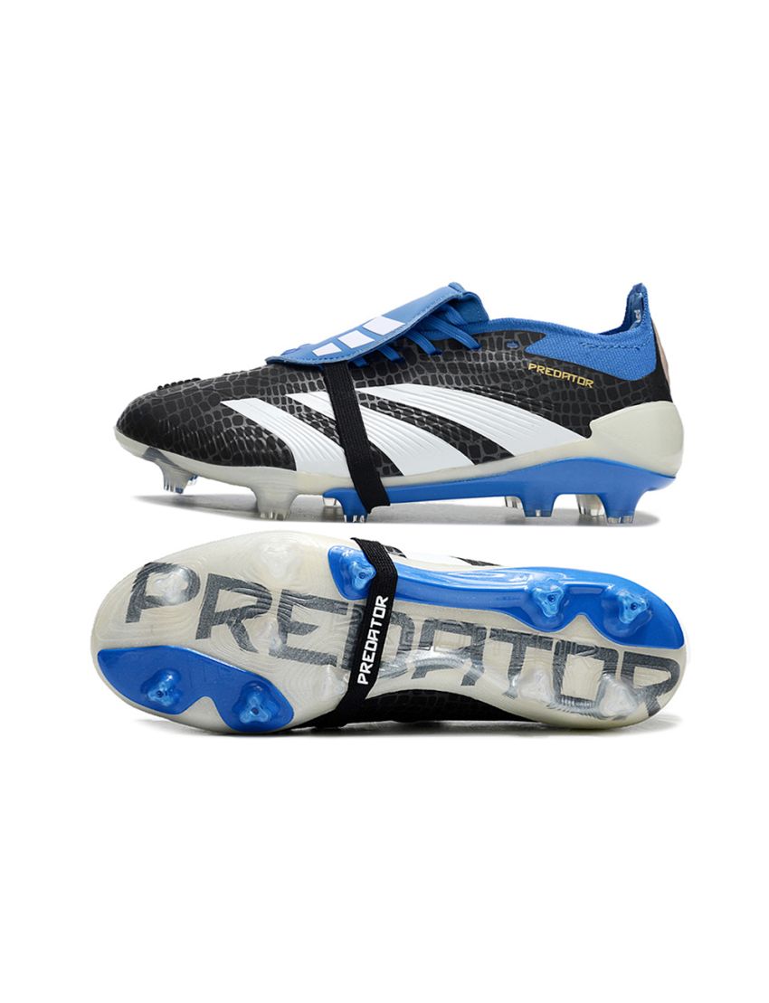 Adidas Predator Accuracy.1 Low Fold-Over Tongue FG- White Black Blue