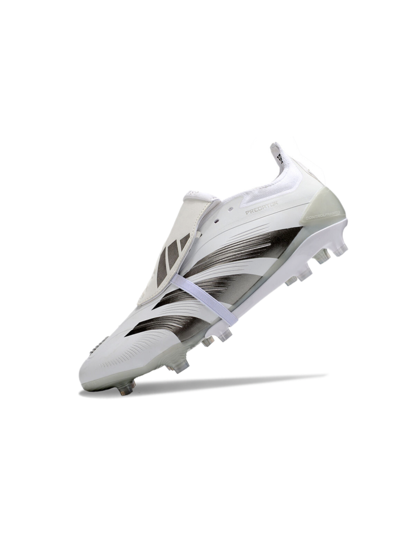 Adidas Predator Accuracy.1 Low League Fold-Over Tongue FG-White Pack Silver Metallic