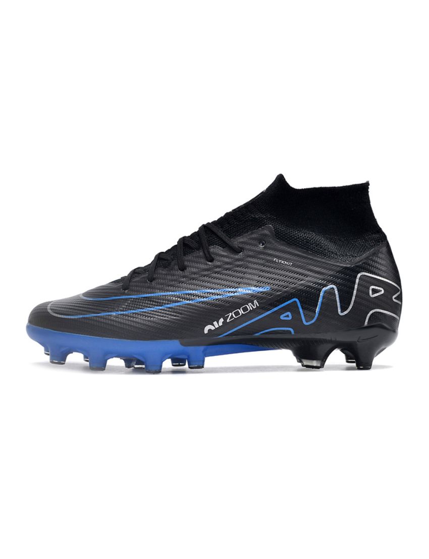 Nike Air Zoom Mercurial Superfly IX Elite AG-Pro Shadow - Black Chrome Hyper Royal
