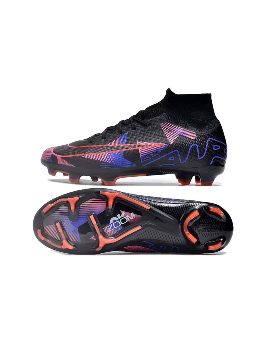Nike Air Zoom Mercurial Superfly IX Elite FG Black Pink Blue Orange