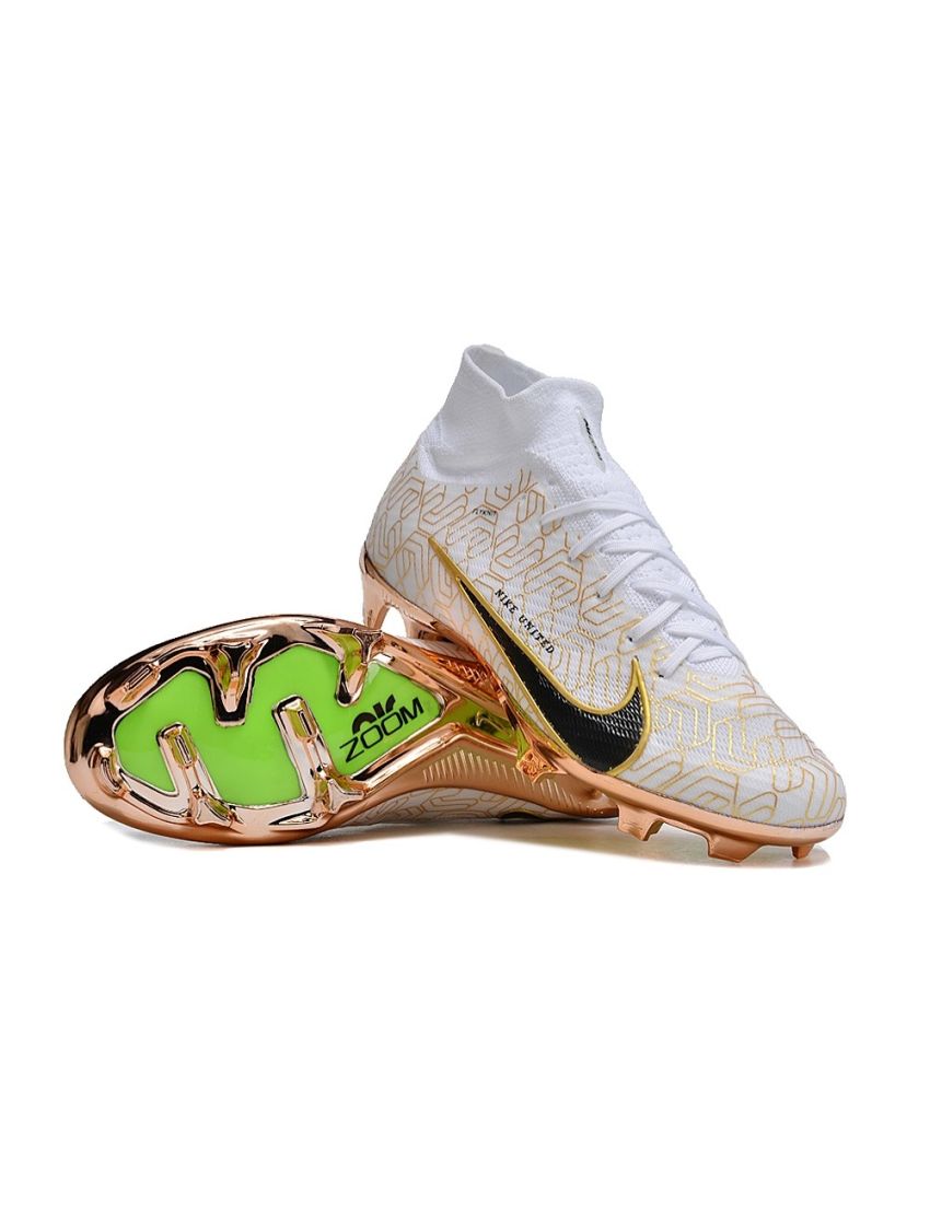 Nike Air Zoom Mercurial Superfly IX Elite FG White Gold