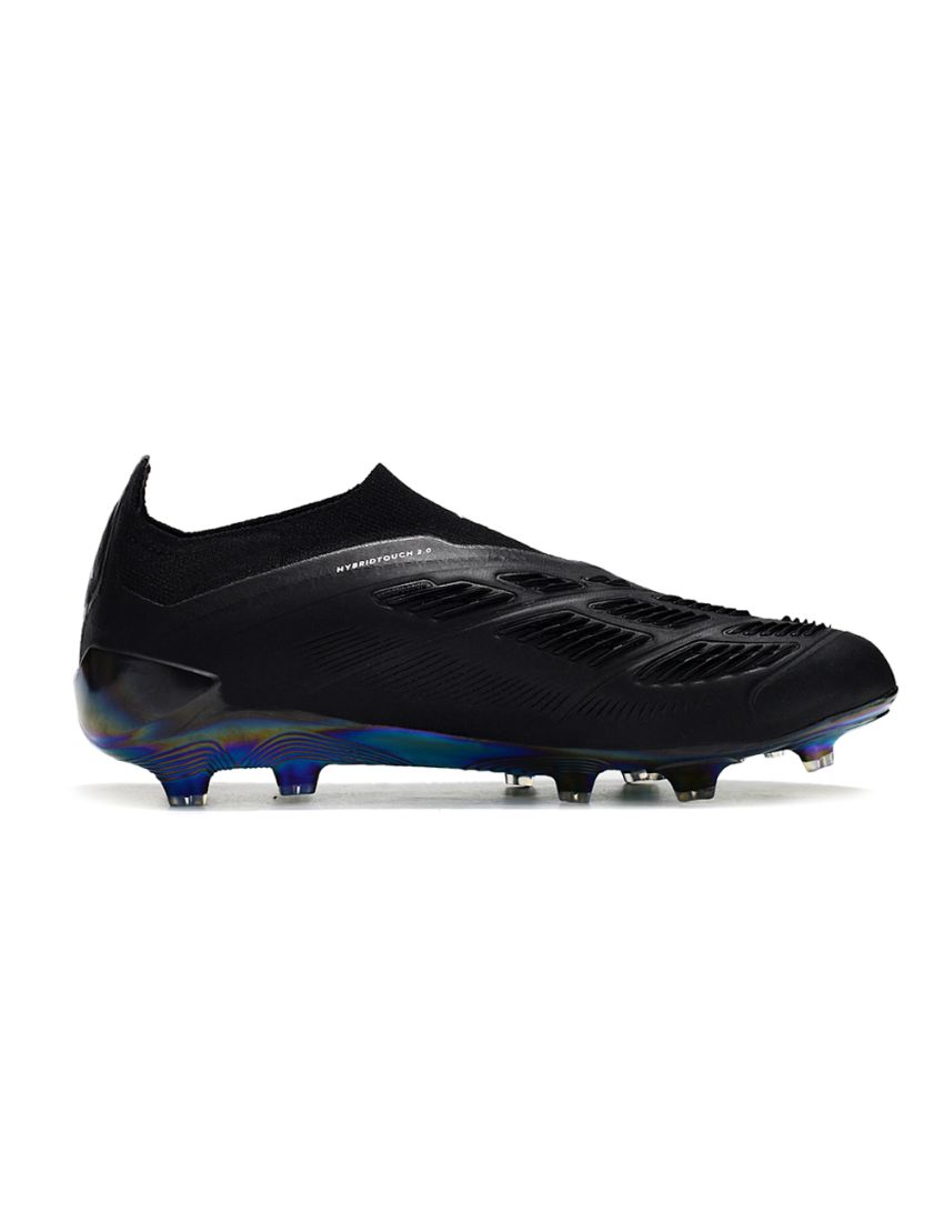 Adidas Predator Elite Laceless FG Core Black Carbon Gold Metallic