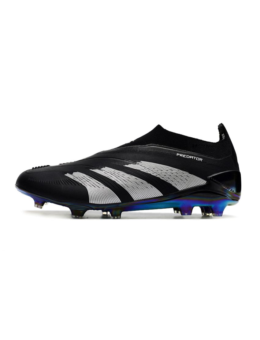 Adidas Predator Elite Laceless FG Core Black Carbon Gold Metallic