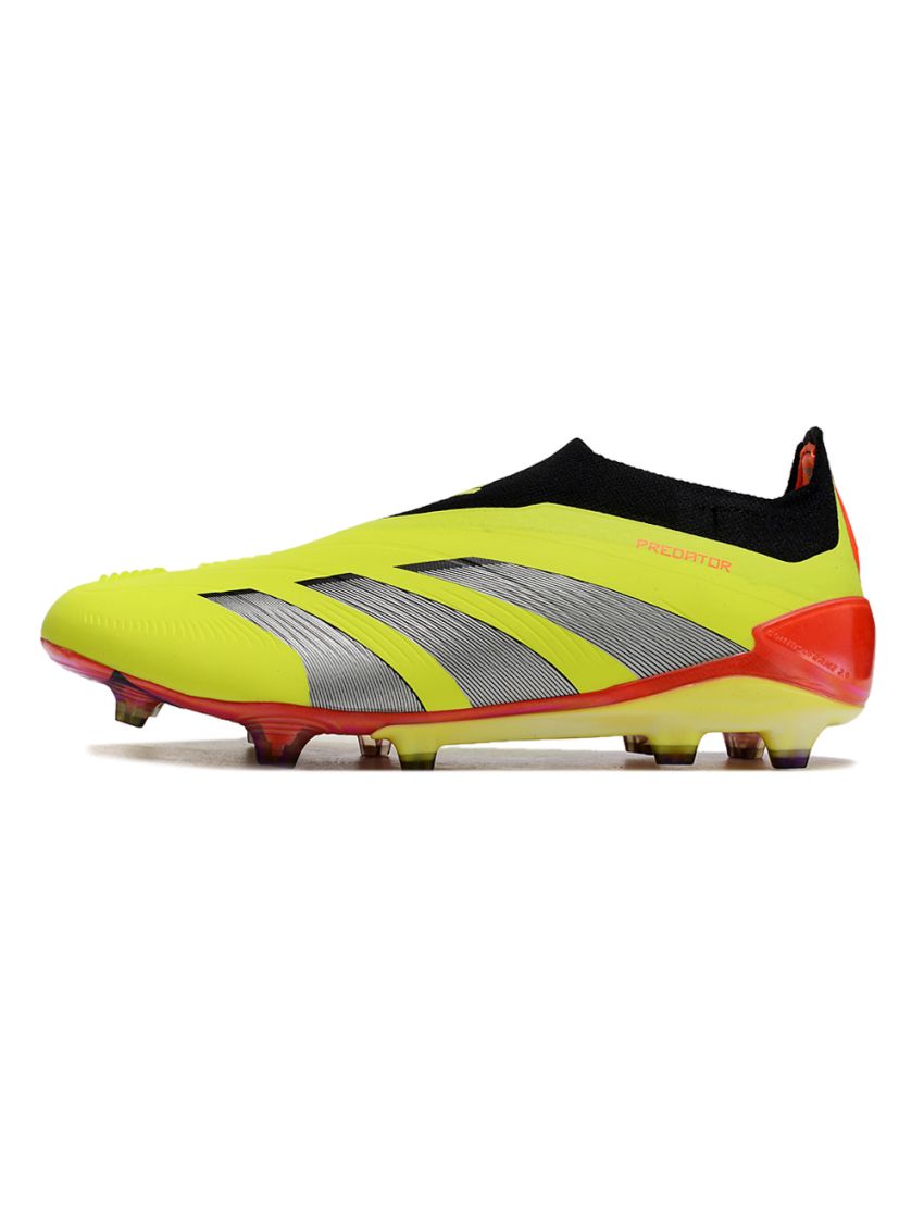 Adidas Predator Elite Laceless FG Solar Yellow Core Black Silver