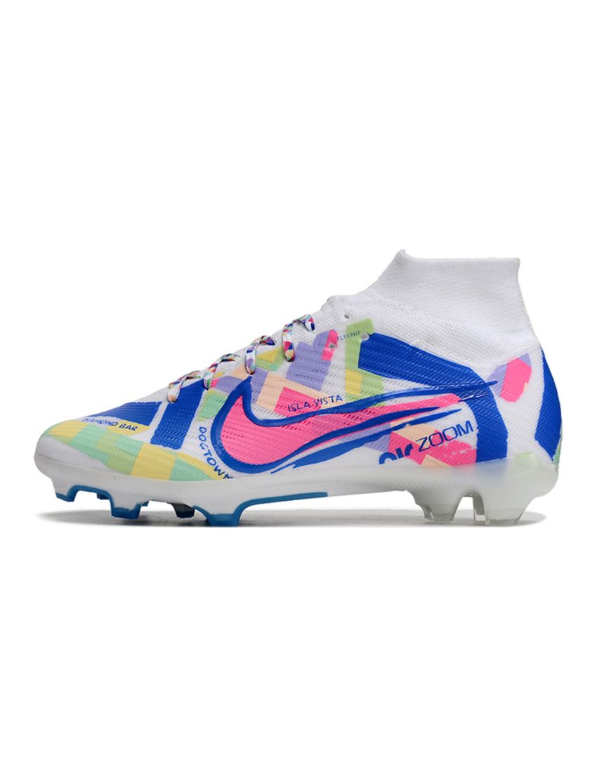 Nike Air Zoom Mercurial Superfly 9 Elite FG SoCal Pack - Sail Racer Blue
